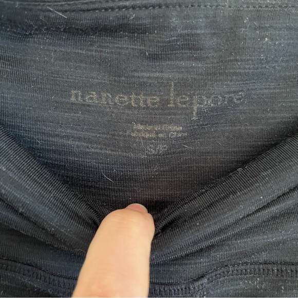 Nanette Lepore athletic cropped leggings black - Picture 7 of 9